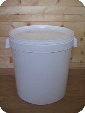 Seau inox 30 litres pour toilettes seches